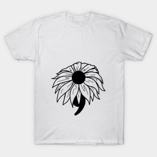 Semicolon Flower T-Shirt